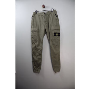 Stone Island Khaki RE-T Cargo Bottoms