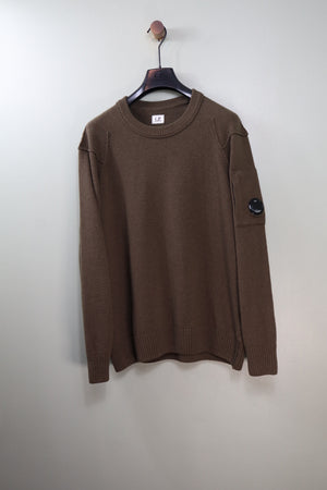 C.P. Company Brown Knit Jumper