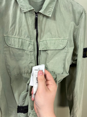 Stone Island Sage Green Overshirt