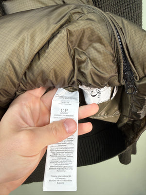 C.P. Company Khaki D.D Shell Down Knit Jacket
