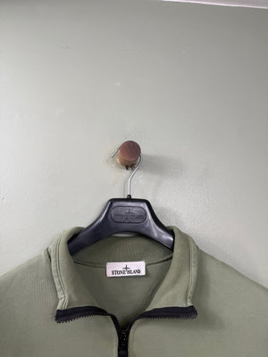 Stone Island Khaki 1/4 Zip Jumper