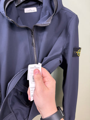 Stone Island Navy Soft Shell Jacket