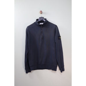 Stone Island Black 1/4 Zip Jumper