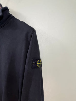 Stone Island Black 1/4 Zip Jumper