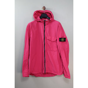 Stone Island Pink Naslan Hooded Overshirt
