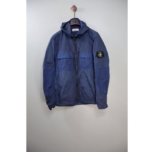 Stone Island Blue Nylon Metal Watro Jacket