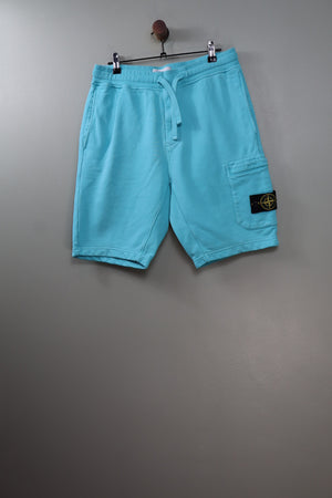 Stone Island Aqua Blue Shorts