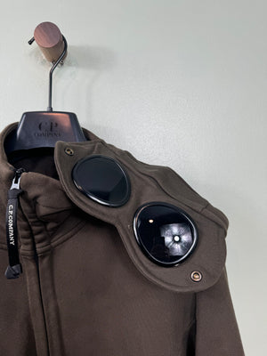 C.P. Company Khaki Goggle Hoodie