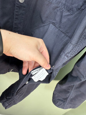 Stone Island Navy/Black Reversible Heavyweight Overshirt