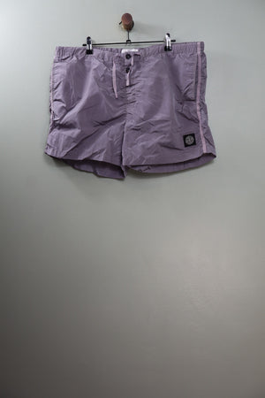 Stone Island Purple Nylon Metal Shorts