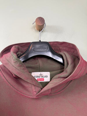 Stone Island x Supreme Pink Dust Hoodie