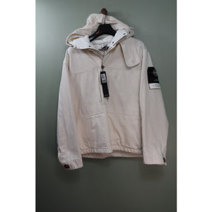 Stone Island Beige Natural Cotton Gabardine S.I. Raw Beauty Jacket