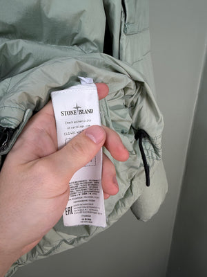 Stone Island Green Crinkle Reps Jacket