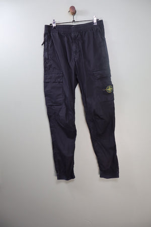 Stone Island Black RE-T Cargo Bottoms