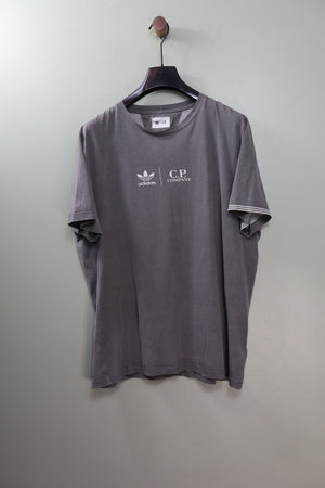 C.P. Company x Adidas Grey T-Shirt