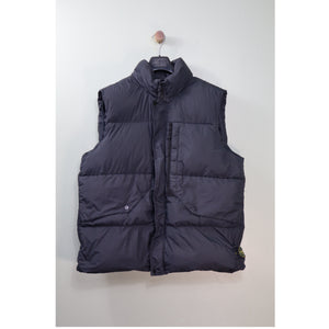Stone Island Black Crinkle Reps Down Gilet