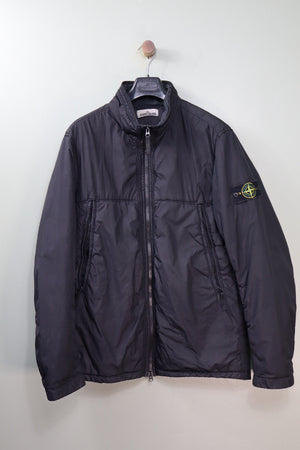 Stone Island Black Crinkle Reps Jacket