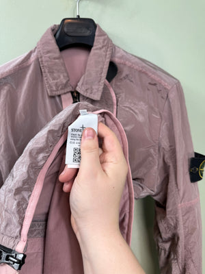 Stone Island Pink Nylon Metal Overshirt