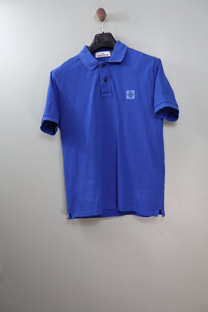 Stone Island Blue Regular Fit Polo