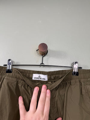 Stone Island Khaki RE-T Cargo Bottoms