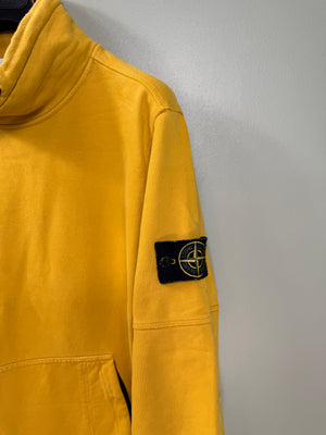 Stone Island Yellow Mock Neck Jumper