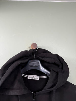 Stone Island Black Zipped Hoodie