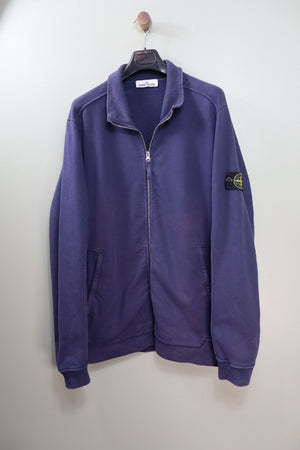 Stone Island Navy Zipped Jumper