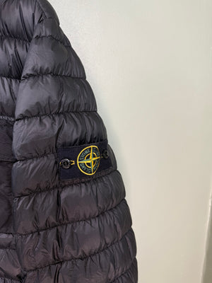 Stone Island Black Micro Yarn Down Jacket