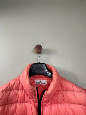 Stone Island Pink Micro Yarn Down Gilet