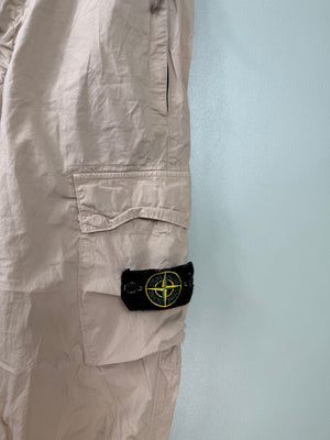 Stone Island Beige RE-T Cargo Bottoms