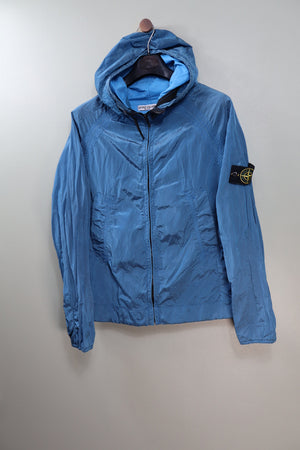 Stone Island Blue Nylon Metal Jacket
