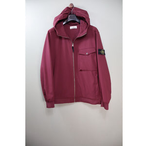 Stone Island Burgundy Soft Shell Jacket