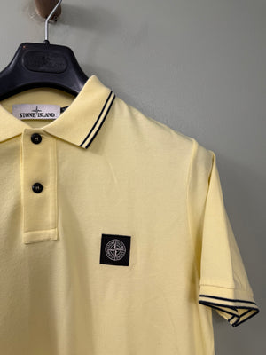 Stone Island Yellow Slim Fit Polo