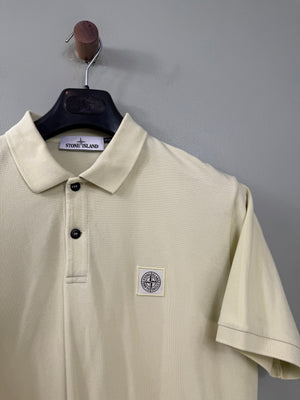 Stone Island Yellow Regular Fit Polo