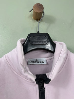 Stone Island Pink 1/4 Zip Jumper