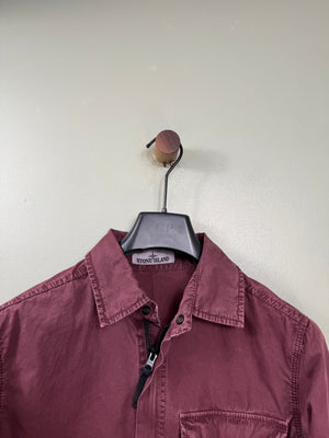 Stone Island Burgundy Overshirt