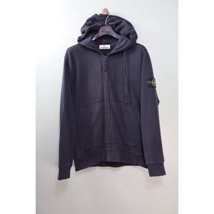 Stone Island Black Zipped Hoodie