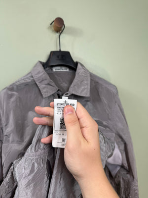 Stone Island Grey Nylon Metal Overshirt