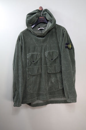 Stone Island Green Corduroy Smock