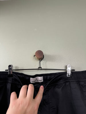 Stone Island Black RE-T Cargo Bottoms
