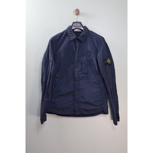 Stone Island Navy Nylon Metal Overshirt