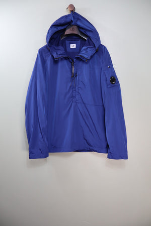 C.P. Company Blue Chrome 1/4 Zip Jacket