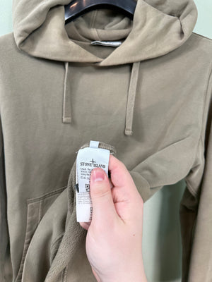 Stone Island Khaki Hoodie