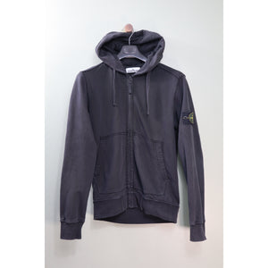 Stone Island Black Zipped Hoodie