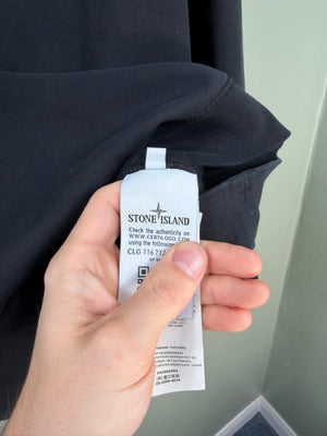 Stone Island Black 1/4 Zip Jumper