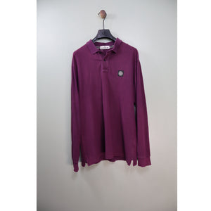 Stone Island Burgundy Polo