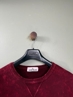 Stone Island Red Ovo Dye Jumper
