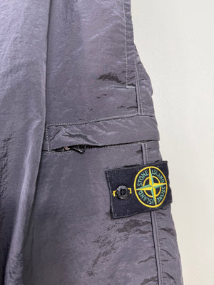 Stone Island Charcoal RE-T Nylon Metal Cargo Bottoms