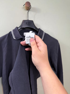 Stone Island Navy Slim Fit Polo