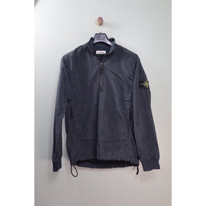 Stone Island Black Nylon Metal Smock